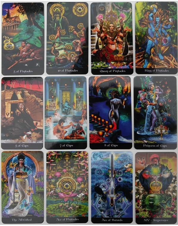 Cartas do Tarot Apokalypsis com ilustra&ccedil;&otilde;es intensas de inspira&ccedil;&atilde;o esot&eacute;rica