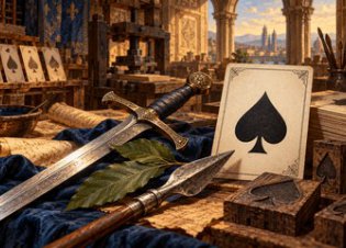 Naipe de Espadas no tarot: hist�ria, significado e as 14 cartas