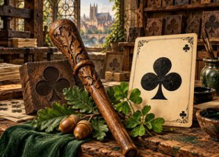 Naipe de Paus (bastos) no tarot: hist�ria, significado e as 14 cartas