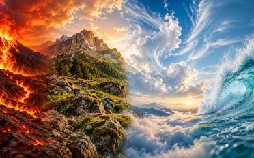 Os 4 elementos na astrologia: fogo, terra, ar e �gua